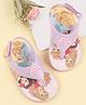 Babyoye Disney Velcro Closure Flip Flops with Disney Princes Print- Lavender