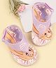 Babyoye Disney Velcro Closure Flip Flops with Disney Princes Print- Lavender