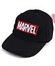 Pine Kids Marvel Cotton Woven Summer Cap With Avengers Graphics Black - Diameter 20 cm