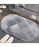 UMAI Polyester Rubber Bathroom Mat (40 * 60cm) Bath Mat | Anti Skid Mat for Bathroom Floor | Bathroom Accessories | Bathroom Mats Water Soak | Non Slip Mat for Bathroom | Floor Mat-Grey
