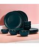 The Better Home Terra Series Ceramic Dinner Set (12 Pcs) | Diwali Gift | Microwave Safe Dinner Plates and Bowls Sets | Chip Resistant Dinnerware Sets | House Warming Gifts New Home
