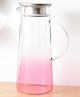 UMAI Premium 1.3 LTR Glass Jug with Stainless Steel Lid and Handle | Leakproof Pitcher for Water, Cold Brew, Tea, Iced Coffee, Lemonade | Diwali Gift | Housewarming Gift (Pink)