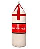Strauss Canvas Punching Bag Filled, Cream/Red, 4 ft