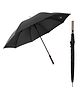 (TCFU1FPG-ZGSS00X-BL) THE CLOWNFISH Umbrella Barkha Series Single Fold Auto Open Straight Handle Waterproof Pongee Umbrellas For Men and W..