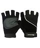 Strauss Sporty Cycling/Gym Gloves, Large, (Black)