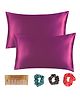 Beplush Satin Pillow Cover(1 Pair) - Dark Brown