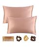 Beplush Satin Pillow Cover(1 Pair) - Royal Beige