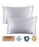 Beplush Satin Pillow Cover(1 Pair) - White