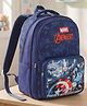 Avengers School Bag 19 Litres 2 Compartment, 1 Front Pocket Blue - Height 16 Inches