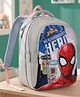 Spider Man Height 14 Inches School Bag 15 litres 3 Compartment - Grey