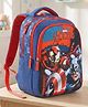 Avengers School Bag 19 litres  3 Compartment  Blue - Height 16 Inches