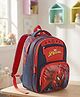 Spider Man School Bag 19 Litres 2 Compartment, 2 Front Pocket Red - Height 16 Inches