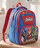 Avengers School Bag 15 Litres 2 Compartment, 2 Front Pocket Blue - Height 14 Inches