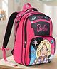Barbie School Bag 19 Litres 2 Compartment, 2 Front Pocket, Pink - Height 16 Inches