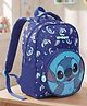 Disney Height 13 Inches Stitch School Bag 10.5 Litres With 1 Compartment & 1 Front Pocket - Blue