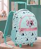Disney Frozen Height 16 Inches Trolley School Bag 22 Litres 2 Compartment 1 Front Pocket - Turquoise
