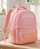Barbie Height 15 Inches School Bag 15 Litres 2 Compartment, 1 Front Pocket,Pink & Peach