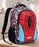 Spider Man Height 16 Inches School Bag 19 Litres With 2 Compartments & 1 Front Pocket - Red & Blue