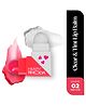 Hilary Rhoda Clear & Tint Lip Balm | Hydrates 2 Sided Lip Balm  - 2.27 g x 2 (Pink Love - Shade 02)