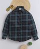 BAATCHEET Cotton Woven Full Sleeves Tartan Checked Shirt - Grey