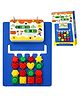 FUNVERSE New Patten Wooden Montessori Slide Puzzle for Kids, Learning Toys for Kid, Slide Puzzle Game Color Matching Brain Teasers Logic Game Preschool Educational Toys for 3,4,5,6,7,8