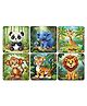 FUNVERSE Wooden Jigsaw Puzzle Games for Children & Kids Wooden Puzzle for 2 3 4 5 6Year Old Girls Boys Animals Jigsaw Puzzle(Pack of 6)
