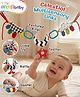 Intellibaby Celestial Multisensory Links | Sun Crinkle, Moon Rattle, Cloud Squeaker, 2 Strings, 2 Textured Plastic Rings, 1 Teether, Tags | Monochrome to Colour Transition |BIS Certified |For Gifting