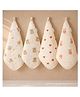 Honor Your Home Muslin Wash Cloth Towels Cum Wipes Multi Print Pack of 4 - Beige