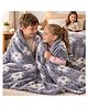 Honor Your Home - Glow in the dark blanket (Football) - Grey