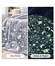 Honor Your Home - Glow in the dark blanket (Space) - Charcoal Grey