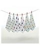 StarAndDaisy Muslin Face Hankies Pack of 6 Extra Soft, for Newborn Baby, for Infants, Toddlers, Kids, Reusable, Napkins, White, Printed.