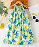 Mark & Mia Viscose Sleeveless Tropical Theme Printed Frock - Multicolour