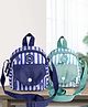 PB Pearlbags Set Of 2 Striped & Unicorn Printed Sling Bags-Pista & Blue