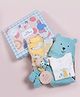 The Cradle Box Little Looker 6 Pcs Newborn Baby Boy/Girl Clothes, Swaddle & Rattle Hamper (0-6 Months)