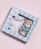 The Cradle Box Just Arrived 2 Pcs Newborn Baby Boy/Girl T-Shirt and Toy Hamper (0-6 Months)