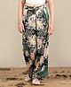 Cutiekins Woven Floral Printed Pant - Black & Multi