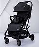 Luv Lap Regency Baby Stroller With 5-Point Safety, Heavy-Duty Wheels, Multi Recline Seat, Adjustable Footrest, Storage Basket & Canopy - Black
