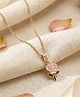 Funkrafts Rose Charm Detailed Jewellery Set - Pink