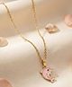 Funkrafts Dolphin Charm Detailed Necklace -  Pink