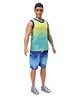 Barbie Fashionistas Ken Doll Green  & Yellow- Height 30.5 cm