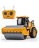 Zyamalox road roller remote control construction vehicle toy rechargeable realistic heavy-duty rc car for kids premium quality construction play toy car stunt machine fun play