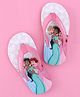 Pine Kids Disney Slip On Flip Flops with Disney Princess Print - Purple