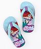 Pine Kids Disney Slip On Flip Flops with Ariel Print - Blue