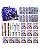 Asera Space Theme Return Gift Combo Set for Kids | Astronaut Bags, Stickers, Space Endless Pencils, Slap Bands, Erasers & Crazy Balls | Birthday Party Favors & Goodie Bags (72 Pcs)