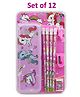 Asera Cartoon Stationery Kit Gift Pack for Kids/Boys/Girls for Birthday Return Gifts for Theme Party (Set of 12, Unicorn)