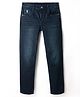 US Polo Assn Cotton Woven Full Length Washed Jeans - Blue