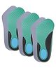 Dr Foot | Insole for Shoes Men | Arch Support for Flat Feet | Flat Feet Arch Support Insole | Shoe Insole | Gel Insoles for Men | Plantar Fasciitis | Memory Foam Insole | Small - Pair of 3
