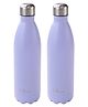 2 1000ml Insulated Milo SS bottle-Purple-NEW