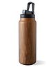 The Better Home Pulse | 900ml Stainless Steel Vacuum Insulated Printed Water Bottle | Insulation Upto 6-12 Hours | BPA Free | Gym | Office | Home | Travel | Wooden Brown Print