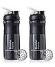 2  Strauss Blender Shaker Bottle 760 ml, (Black)